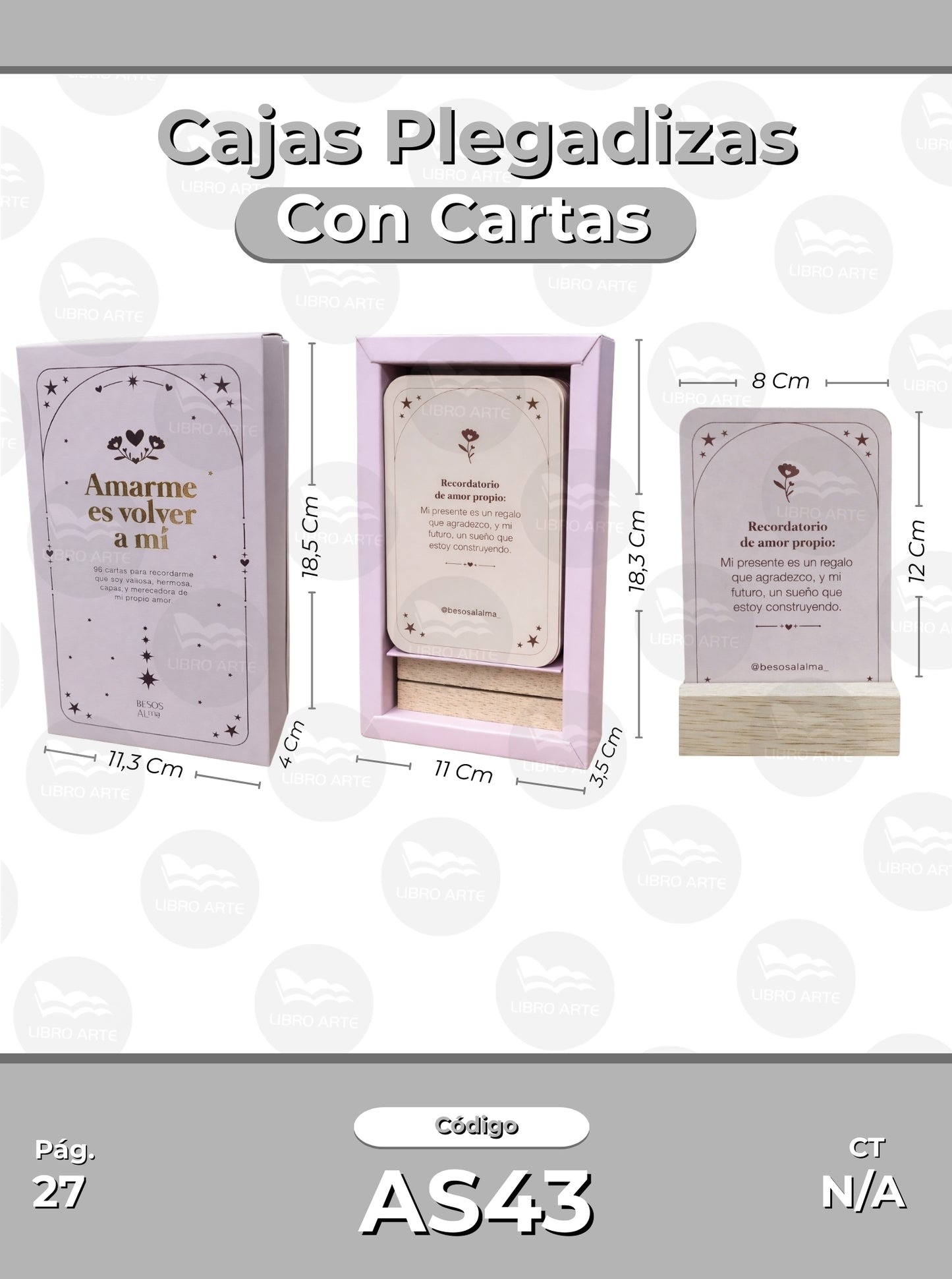Cajas Plegadizas con Cartas