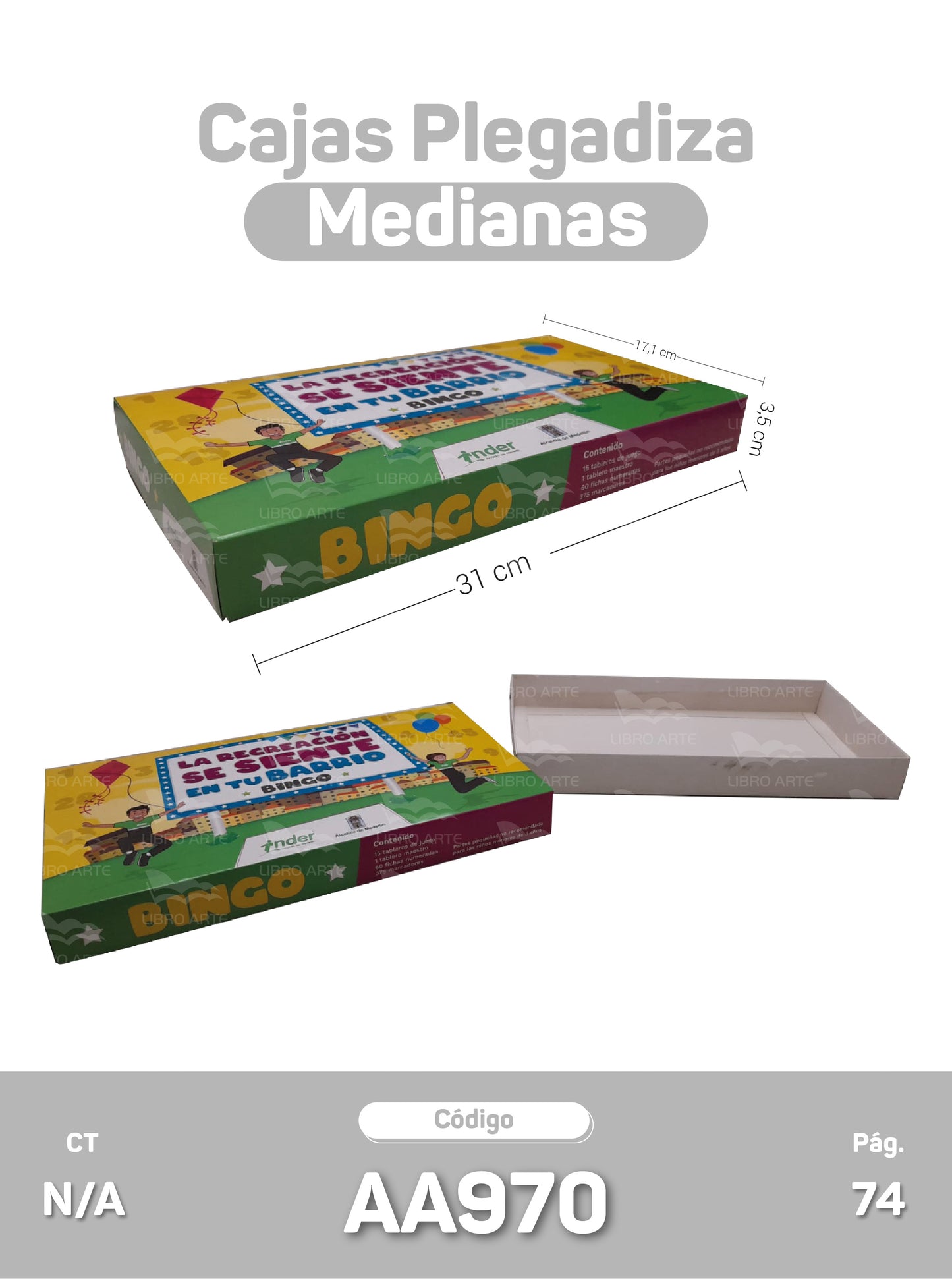 Cajas Plegadizas Medianas