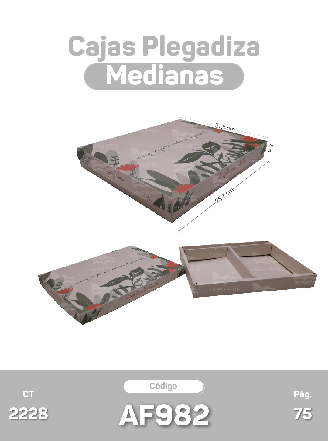 Cajas Plegadizas Medianas