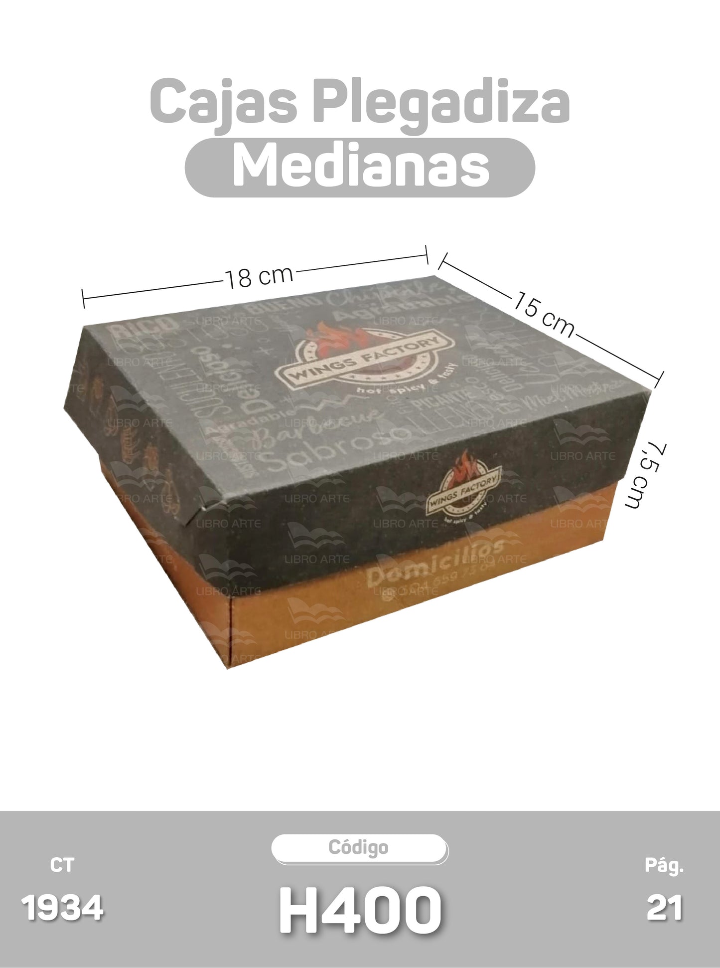 Cajas Plegadizas Medianas