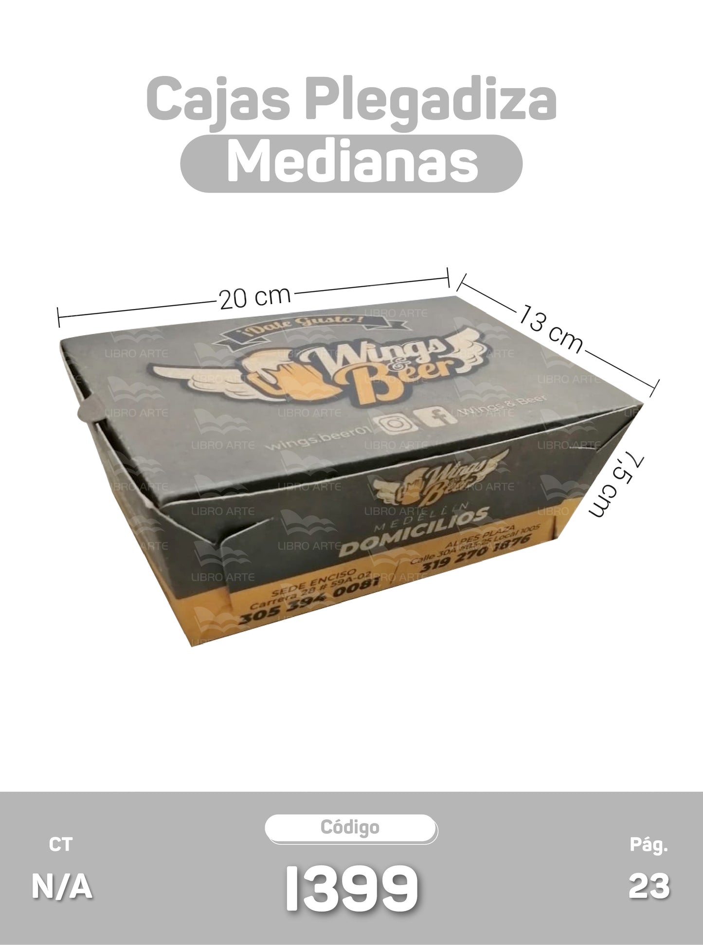 Cajas Plegadizas Medianas