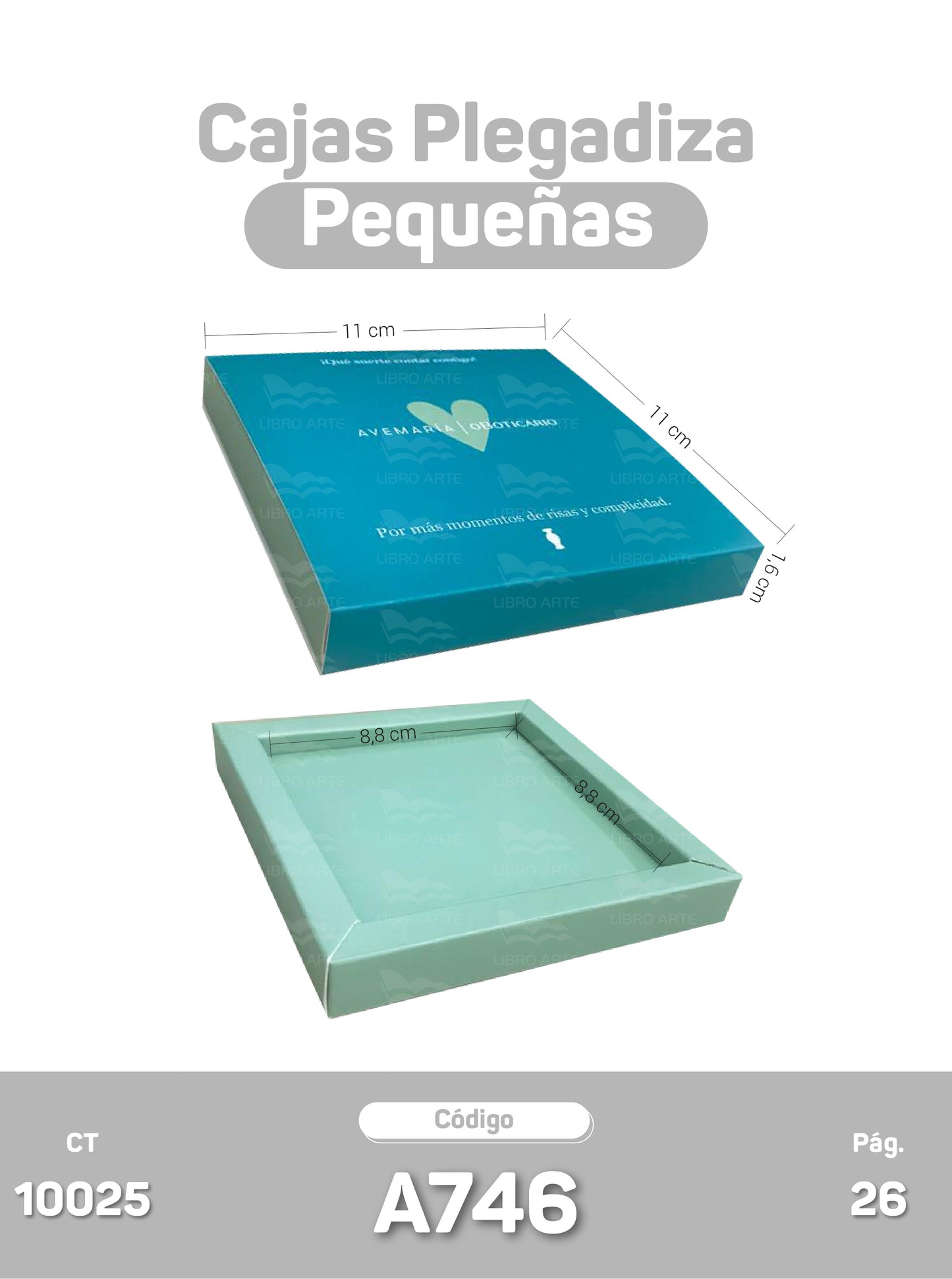 Cajas Plegadizas Pequeñas