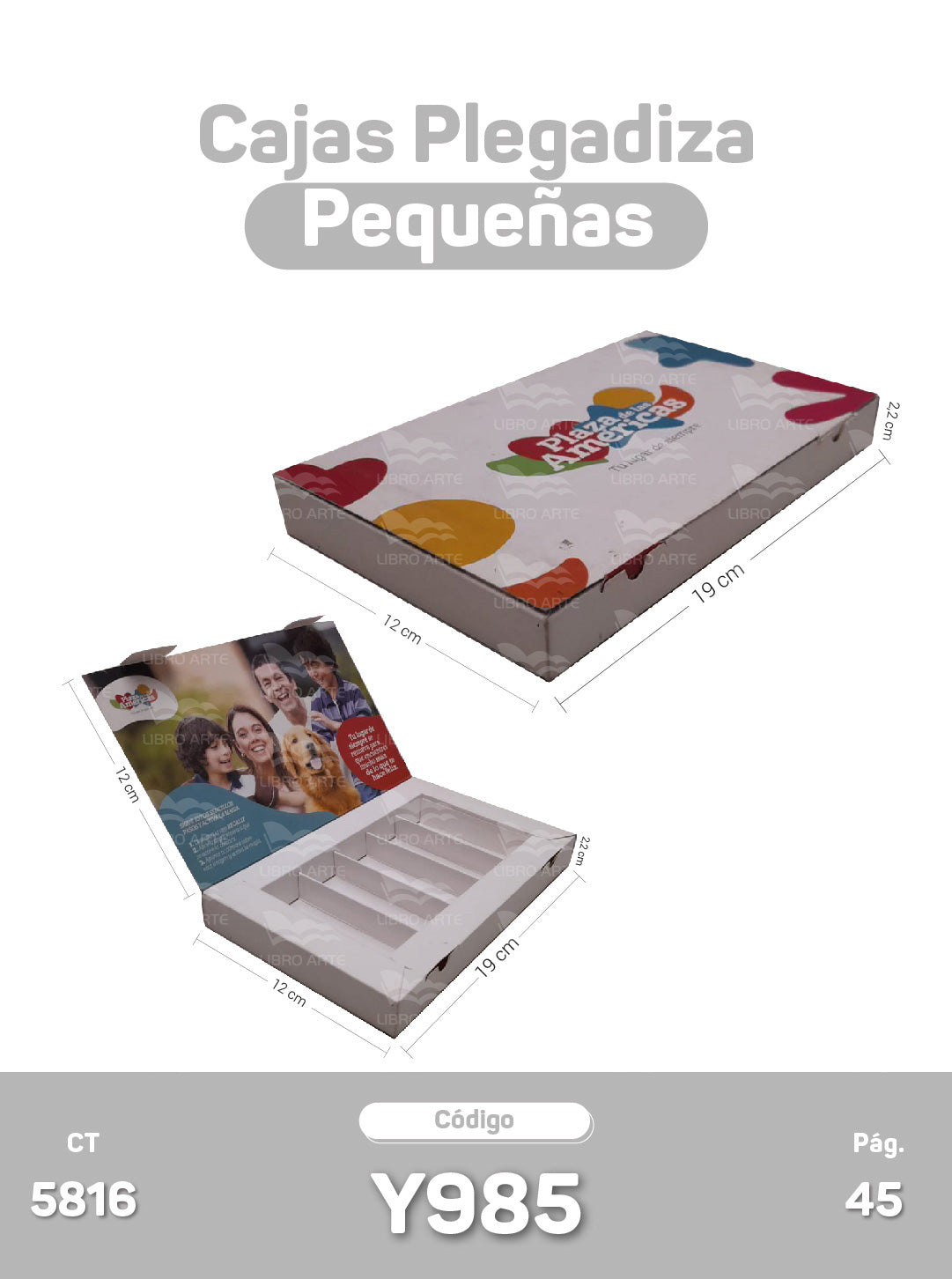 Cajas Plegadizas Pequeñas